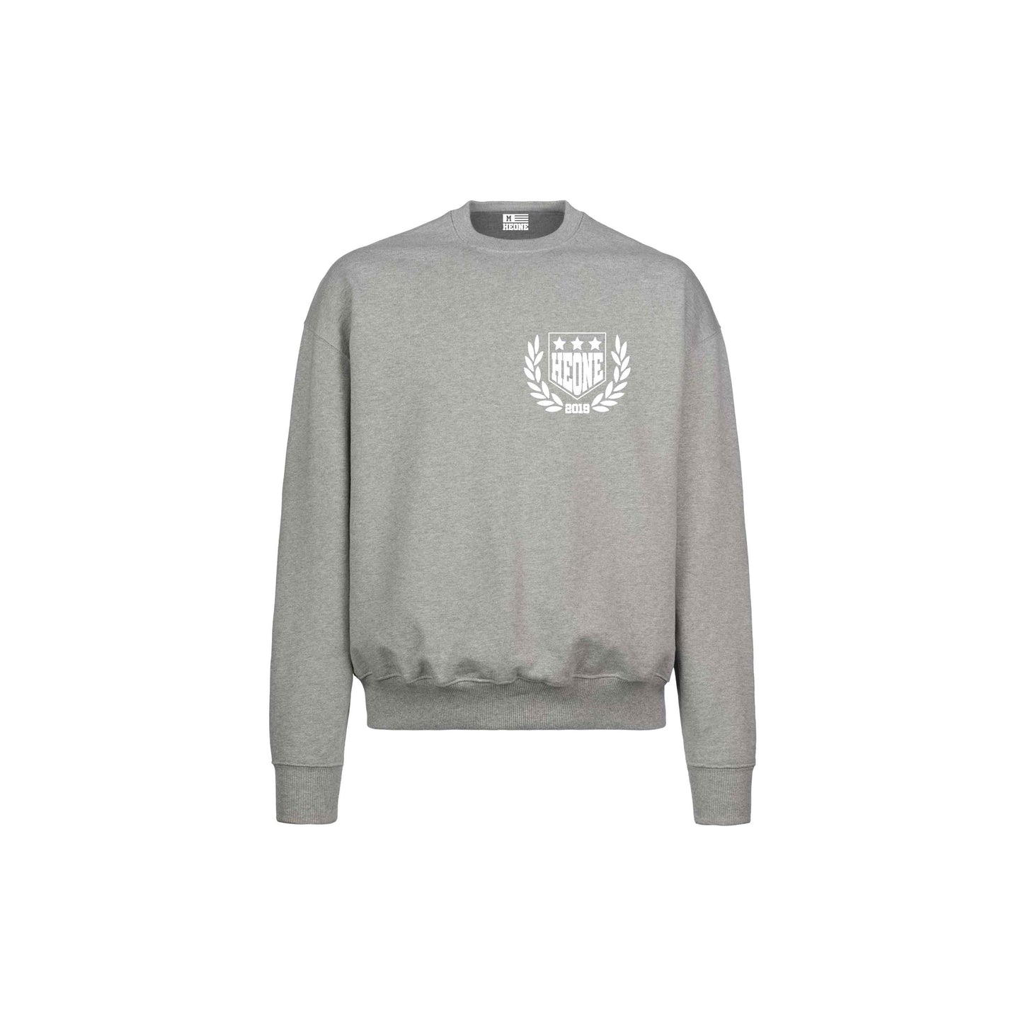 flag sweater grey